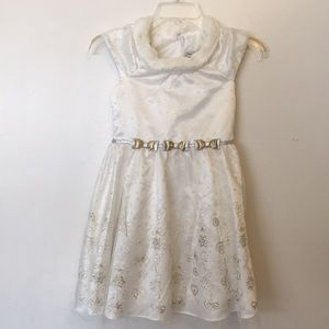 Jona Michelle off-White princess Dress Sz7 pre❤️ed